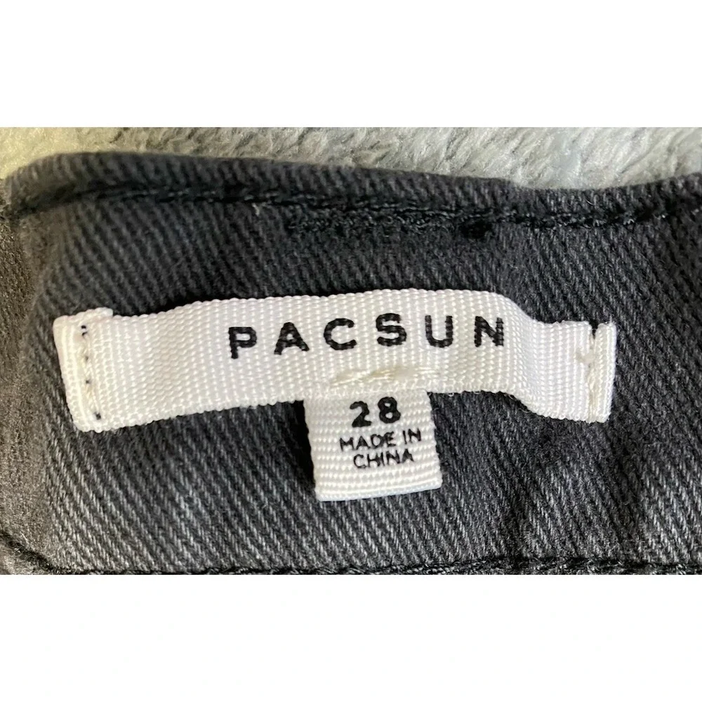 Pacsun Faded Black Jean Shorts Women's Size 28